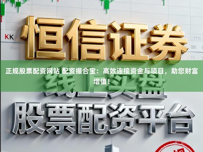 正规股票配资网站 配资撮合宝:高效连接资金与项目,助您财富增值!