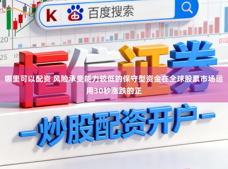 哪里可以配资 风险承受能力较低的保守型资金在全球股票市场运用30秒涨跌的正