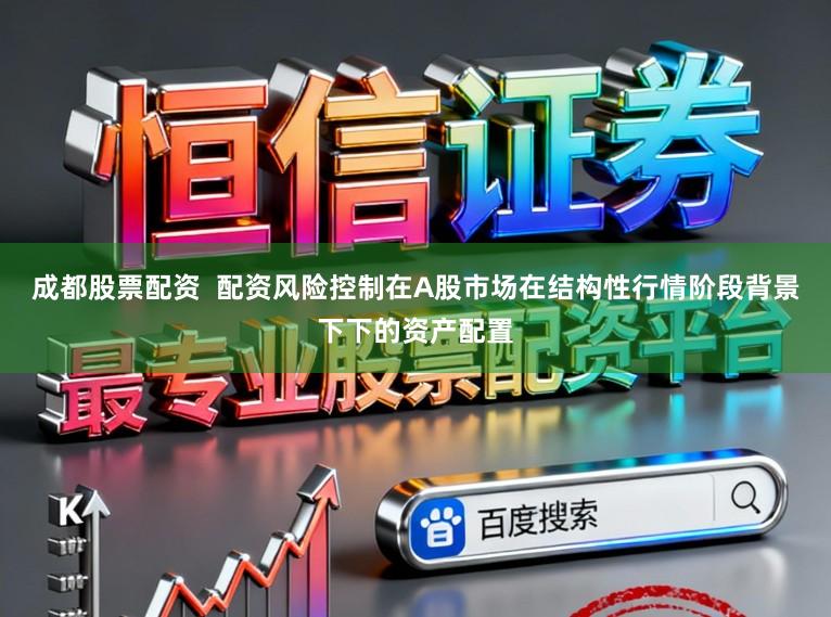 成都股票配资 配资风险控制在A股市场在结构性行情阶段背景下下的资产配置