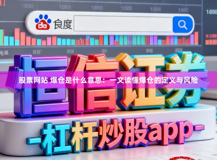 股票网站 爆仓是什么意思：一文读懂爆仓的定义与风险